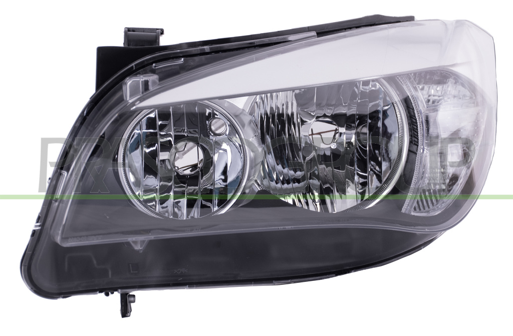 HEADLAMP LEFT H7+H7 ELECTRIC-WITH MOTOR