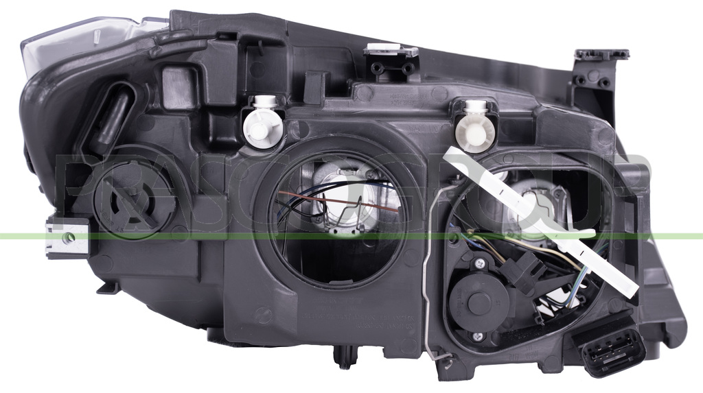 HEADLAMP LEFT H7+H7 ELECTRIC-WITH MOTOR