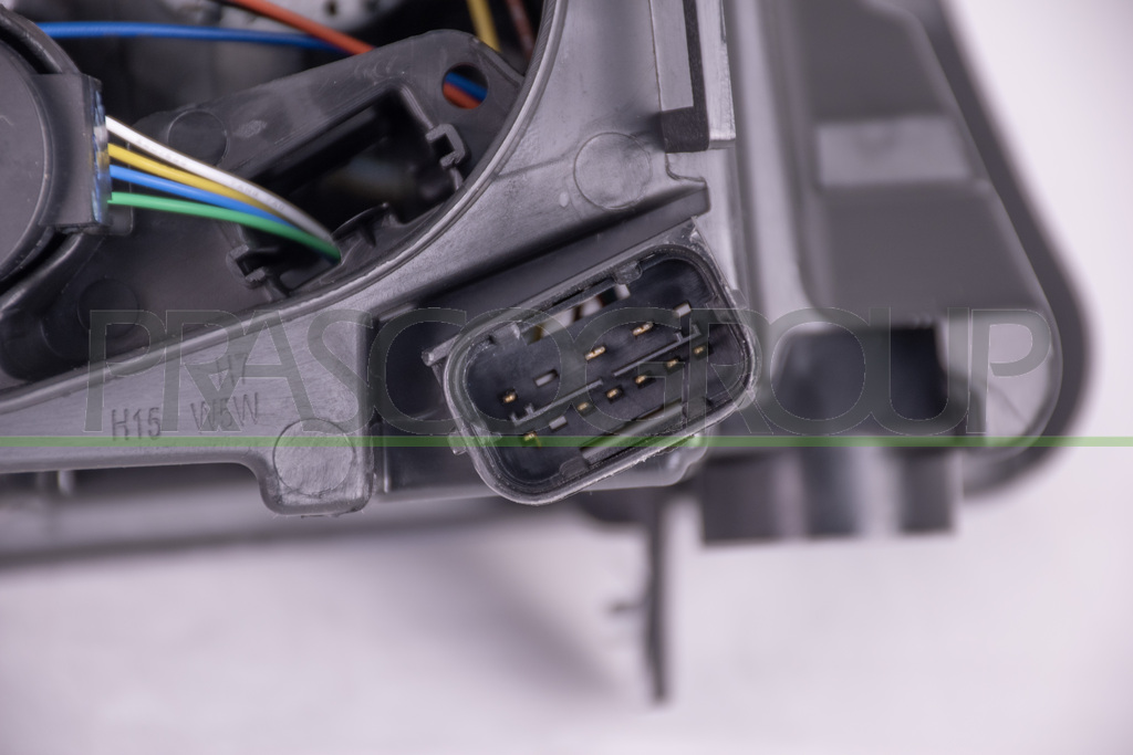 HEADLAMP LEFT H7+H7 ELECTRIC-WITH MOTOR