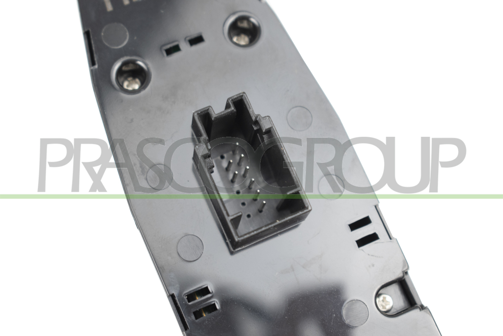 FRONT DOOR LEFT WINDOW REGULATOR PUSH-BUTTON PANEL-BLACK-4 SWITCHES-WITH FOLDABLE MIRROR FUNCTION-8 PINS