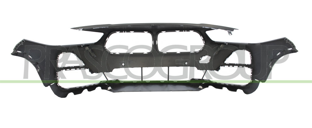 FRONT BUMPER PRIMED-WITH PDC AND HEADLAMP WASHER HOLES+SENSOR HOLDERS