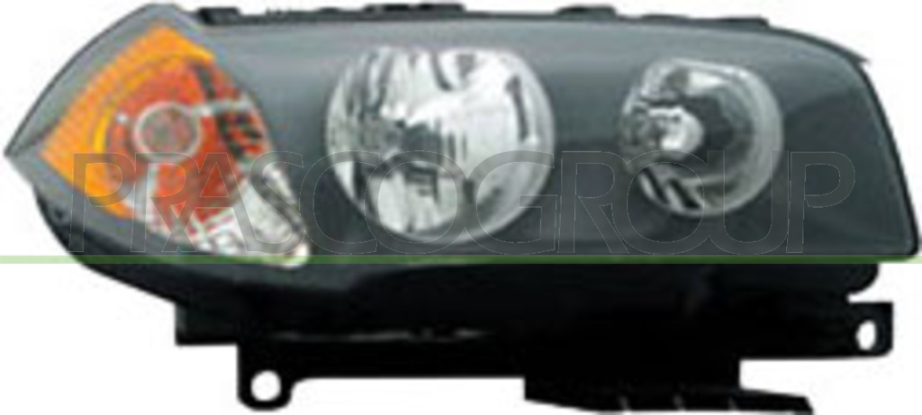 SCHEINWERFER RECHTS-H7+H7-MIT LWR-MIT GELBEM BLINKER-MIT MOTOR