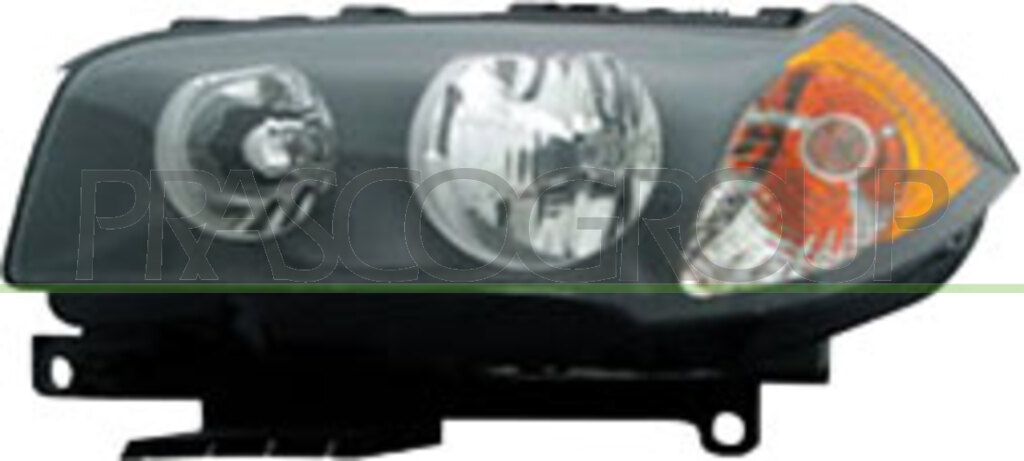 HEADLAMP LEFT H7+H7+H7 ELECTRIC-WITH MOTOR-AMBER LAMP