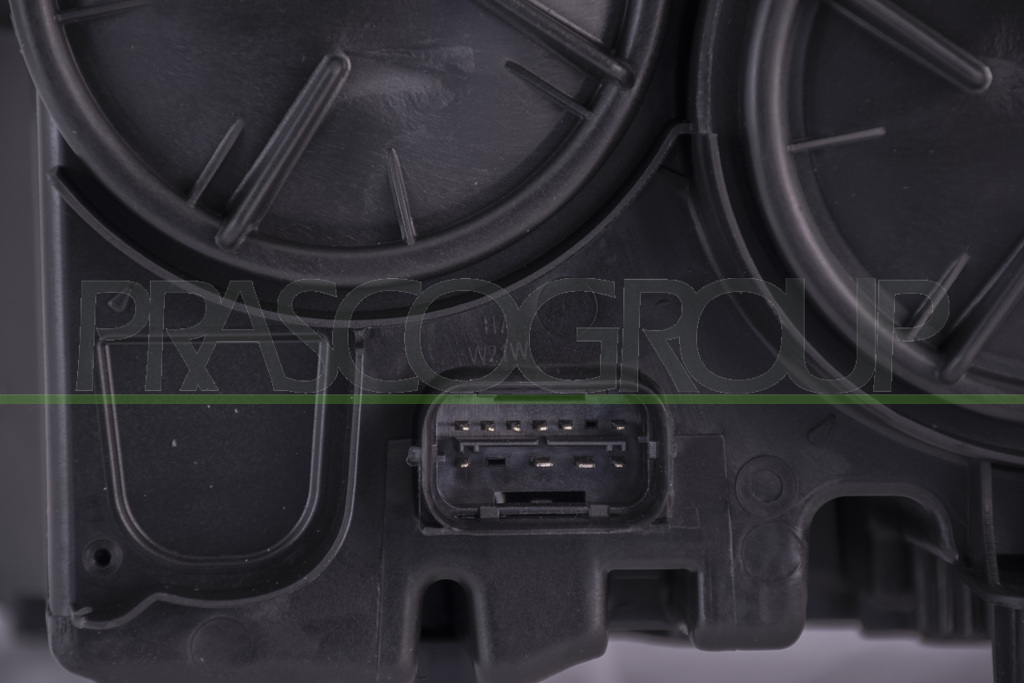 SCHEINWERFER RECHTS H7+H7-MIT LWR-MIT MOTOR-SCHWARZ