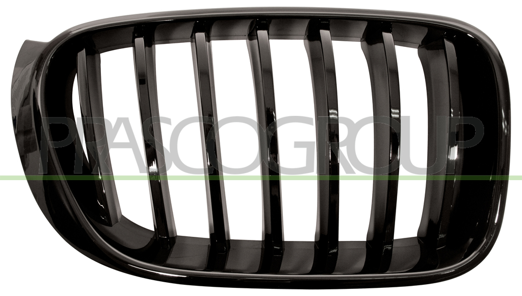 RADIATOR GRILLE RIGHT-BLACK-GLOSSY