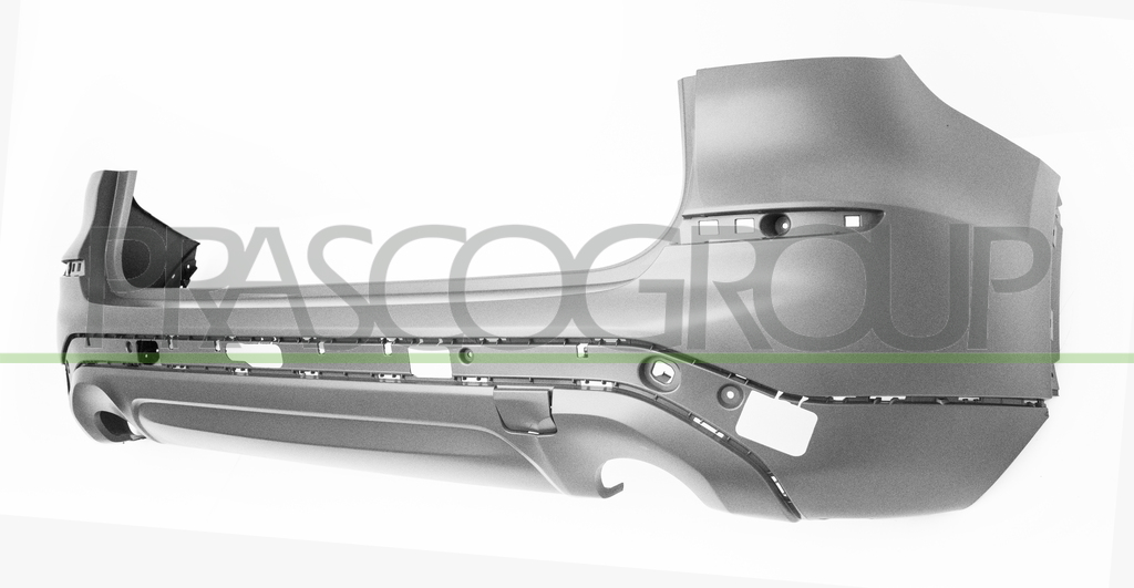 PARAURTI POSTERIORE-CON PRIMER-CON TAPPO COPRI GANCIO-CON TRACCE PARK ASSIST