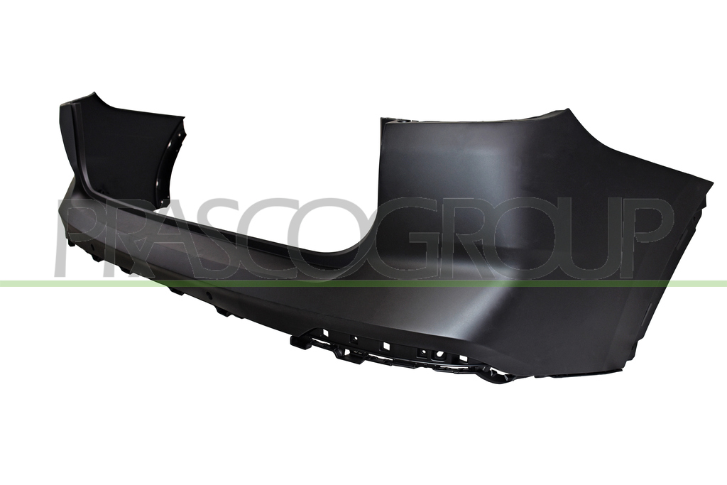 REAR BUMPER-UPPER-PRIMED-WITH PDC + SENSOR HOLDERS-WITH CUTTING MARKS FOR PARK ASSIST