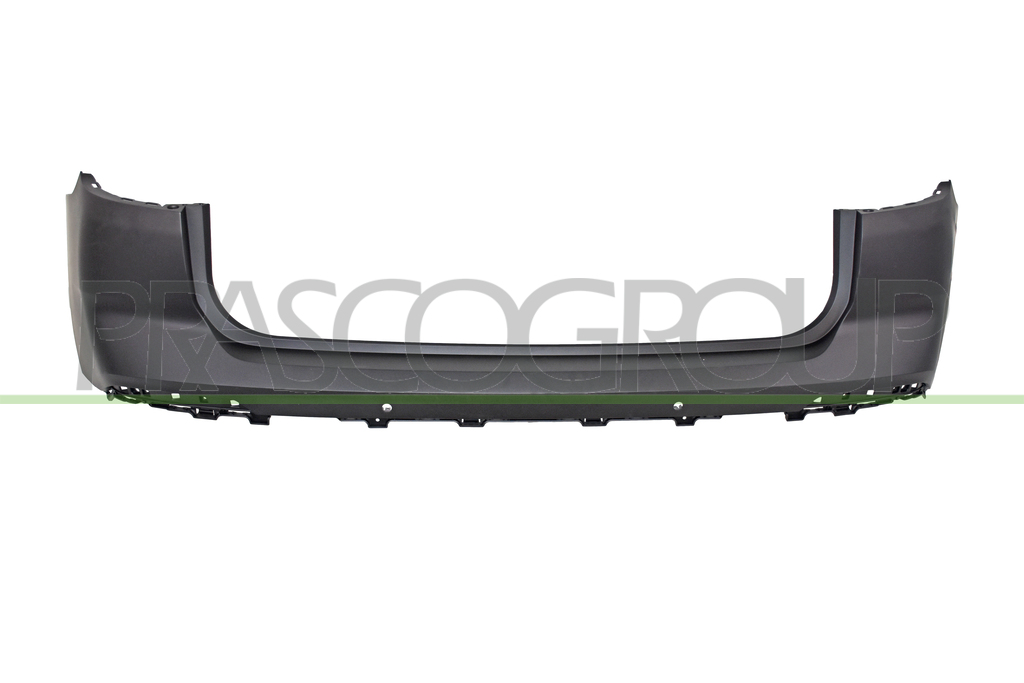 REAR BUMPER-UPPER-PRIMED-WITH PDC + SENSOR HOLDERS-WITH CUTTING MARKS FOR PARK ASSIST