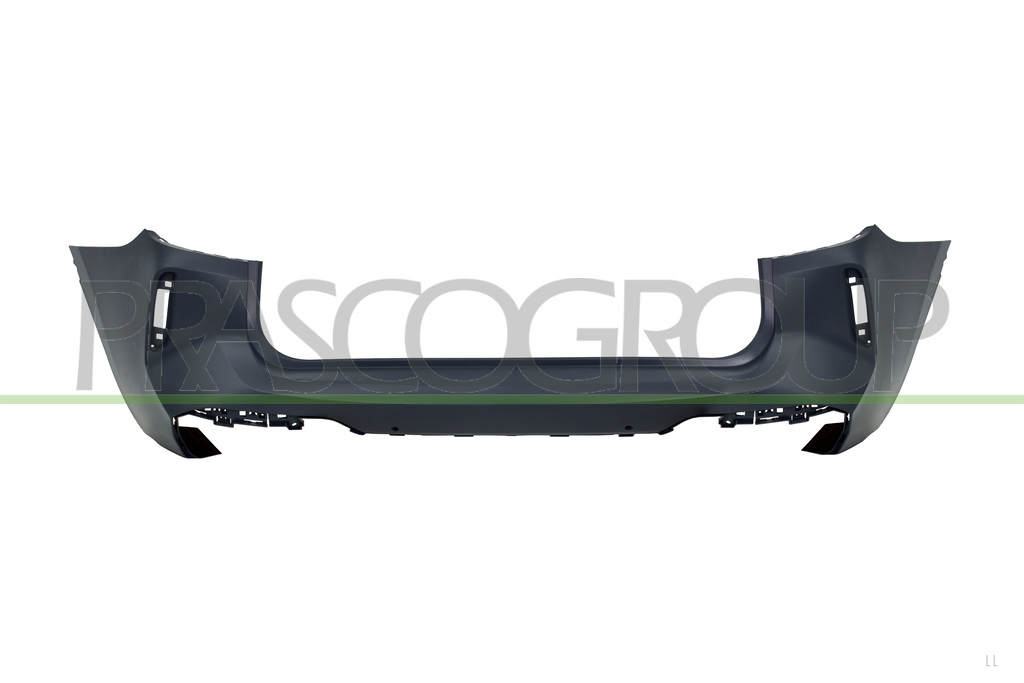 PARAURTI POSTERIORE-SUPERIORE-CON PRIMER-CON FORI PDC+SUPPORTI-CON TRACCE PARK ASSIST