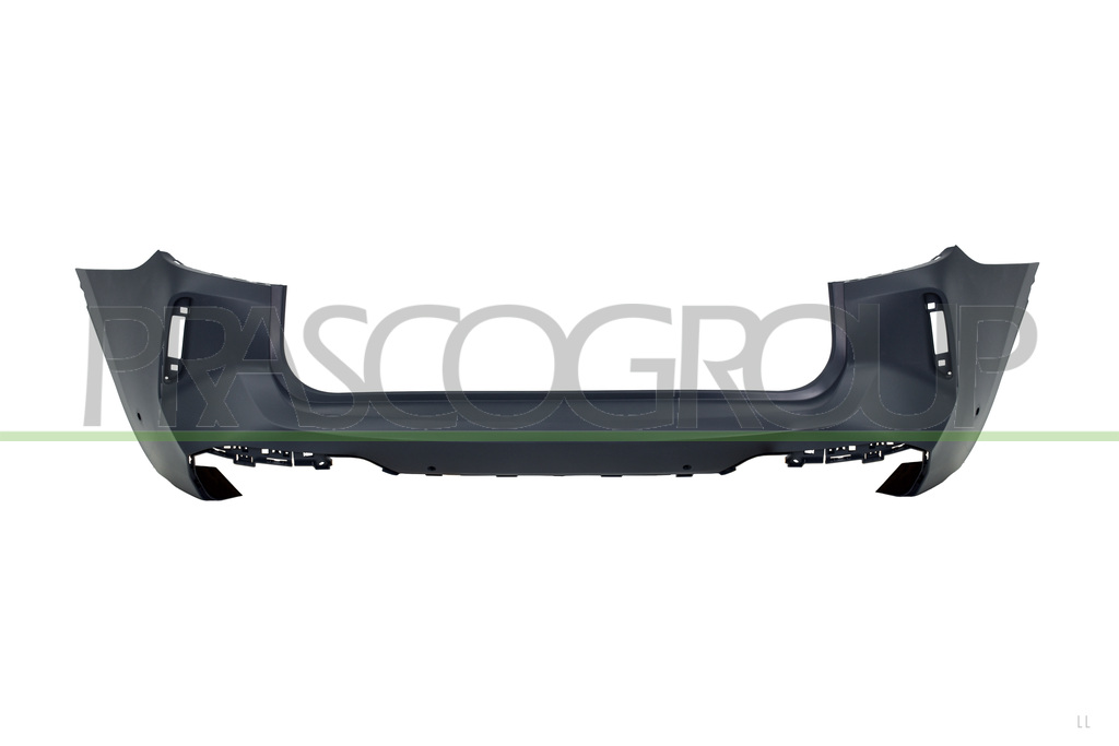 PARAURTI POSTERIORE-SUPERIORE-CON PRIMER-CON FORI PDC+SUPPORTI-CON FORI PARK ASSIST+SUPPORTI