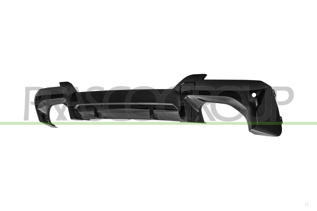 REAR BUMPER SPOILER-BLACK