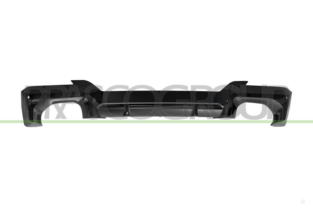 REAR BUMPER SPOILER-BLACK