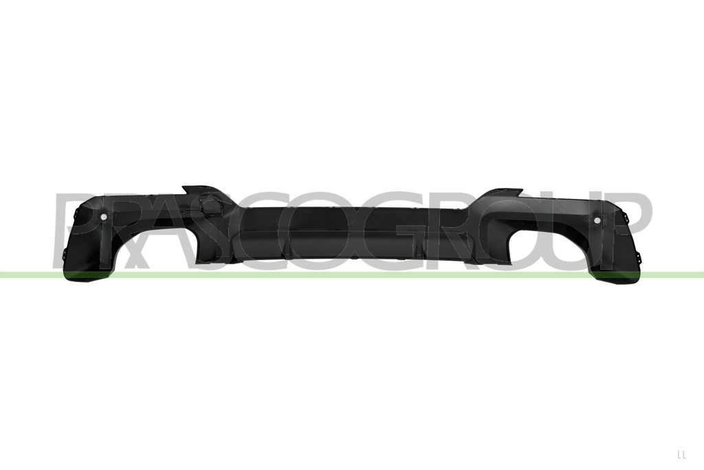 REAR BUMPER SPOILER-BLACK