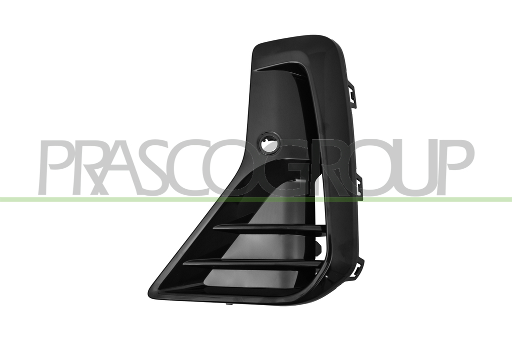 FRONT BUMPER GRILLE LEFT-BLACK-GLOSSY-WITH PDC HOLE+SENSOR HOLDER