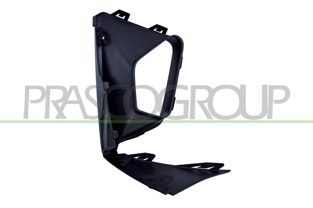 FRONT BUMPER AIR-GUIDE RIGHT-LOWER-BLACK-GLOSSY