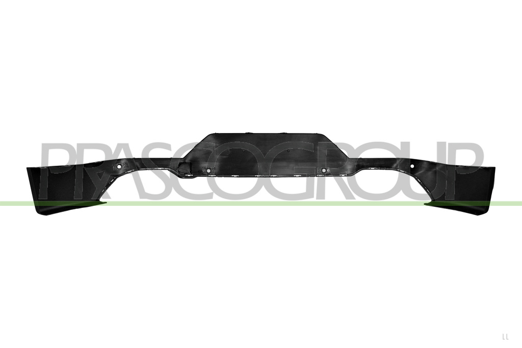 SPOILER PARAURTI POSTERIORE-NERO-GOFFRATO-CON FORI PDC+SUPPORTI