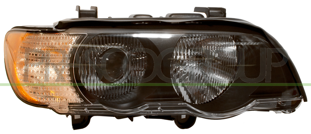 HEADLAMP RIGHT XENON D2S+HB3 ELECTRIC-WITH MOTOR
