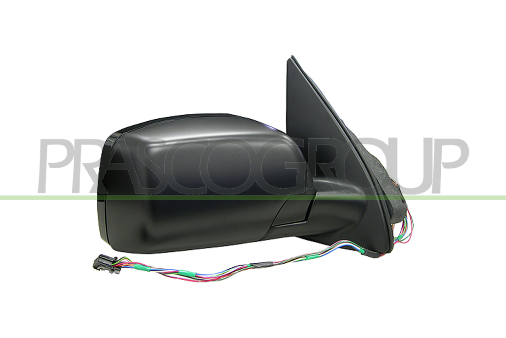 DOOR MIRROR RIGHT-ELECTRIC-BLACK-HEATED-ASPHERICAL-BLUE