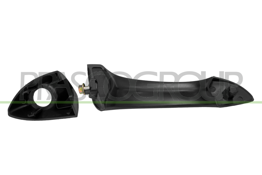 FRONT DOOR HANDLE LEFT-OUTER-PRIMED-WITH KEY HOLE
