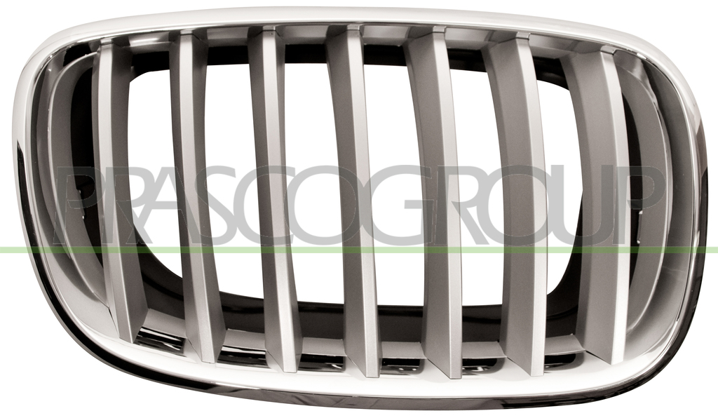 GRILLE CALANDRE DROITE-CHROMEE/TITANE