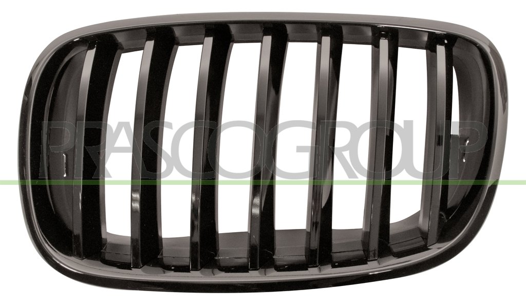 GRILLE CALANDRE GAUCHE NOIRE BRILLANT