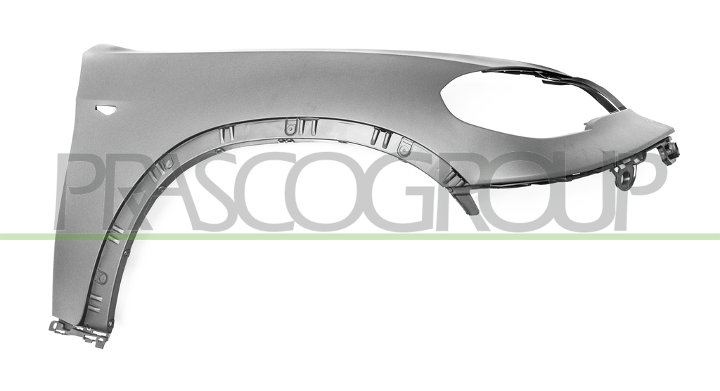 FRONT FENDER RIGHT-PRIMED-WITH SIDE REPEATER HOLE-WITH HEADLAMP WASHER CUTTING MARKS-PLASTIC