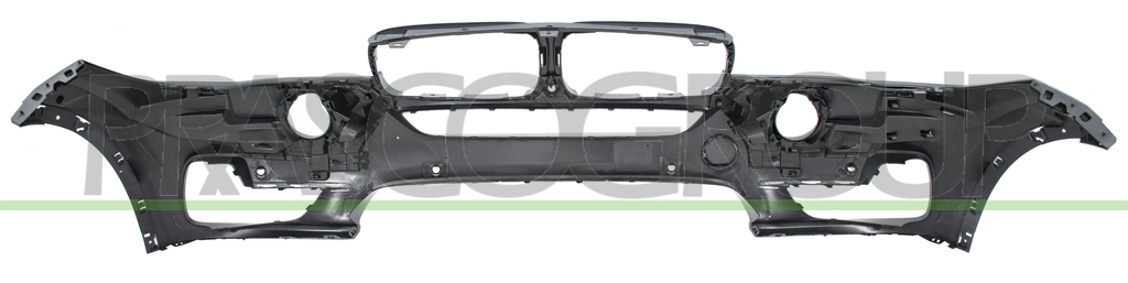FRONT BUMPER-PRIMED-WITH PDC AND CAMERA HOLES+HOLDERS-WITH CUTTING MARKS FOR PARK ASSIST AND HEADLAMP WASHER HOLES MOD. NIGHT VISION