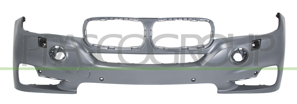 FRONT BUMPER-PRIMED-WITH PDC, HEADLAMP WASHERS AND PARK ASSIST HOLES+SENSOR HOLDERS-WITH CUTTING MARKS FOR CAMERA