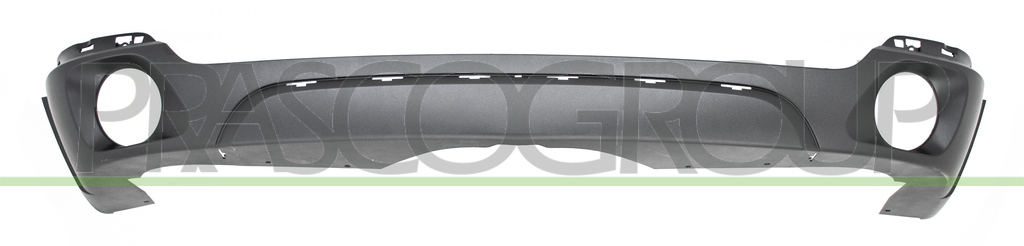 REAR BUMPER-LOWER-BLACK-TEXTURED-WITH MOLDING HOLES-WITH SINGLE ROUND EXHAUST HOLE ON RIGHT AND LEFT SIDE MOD. EXCELLENCE/EXPERIENCE