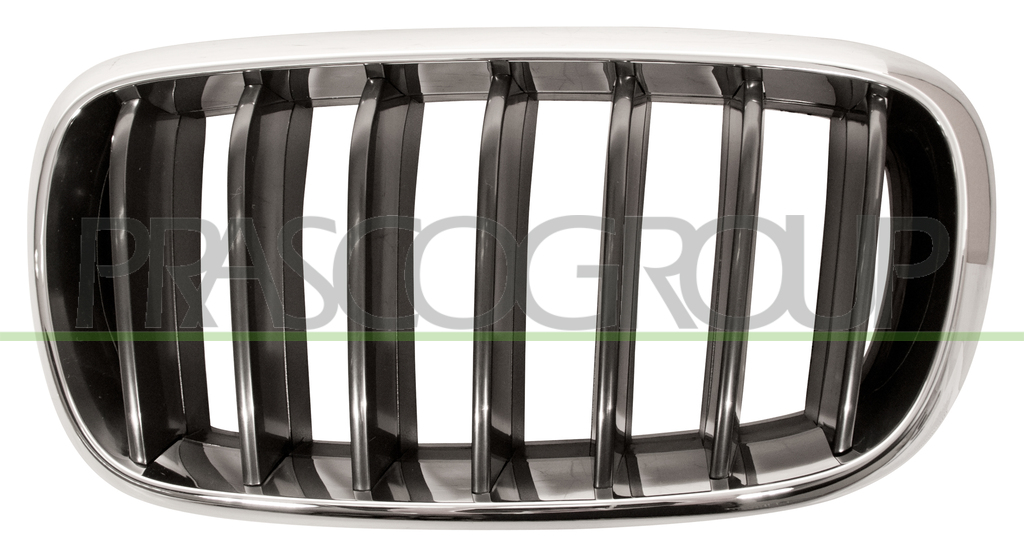 RADIATOR GRILLE LEFT-CHROME-BLACK MOD. BASIS