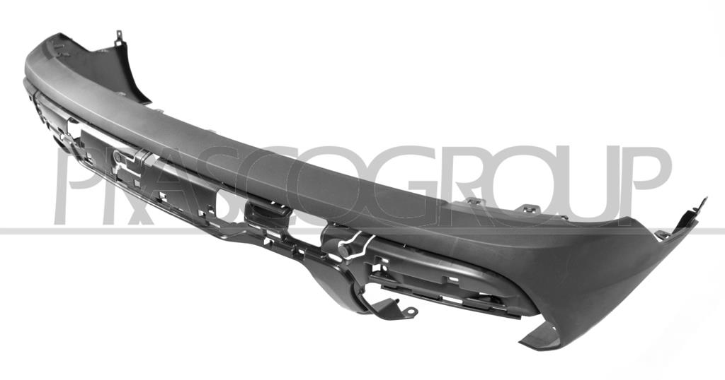 REAR BUMPER-BLACK-TEXTURED FINISH-WITH TOW HOOK COVER