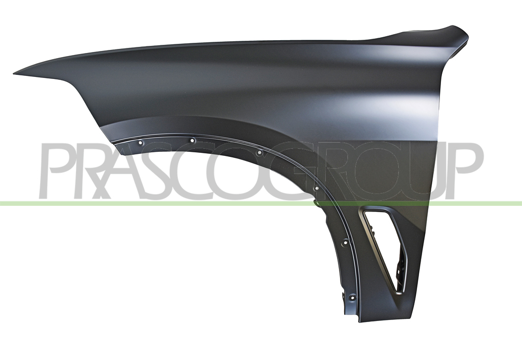 FRONT FENDER LEFT-WITH WING EXTENSION HOLES