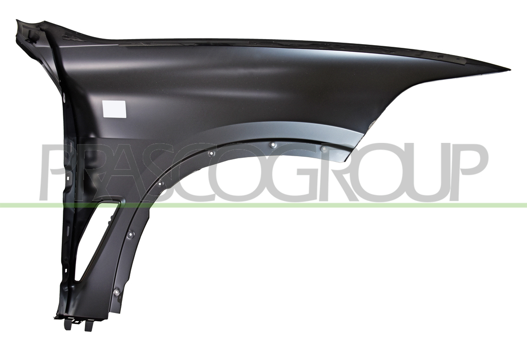 FRONT FENDER LEFT-WITH WING EXTENSION HOLES