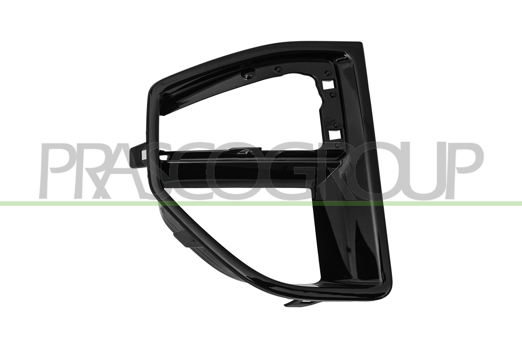 FRONT BUMPER GRILLE RIGHT-INNER-BLACK-GLOSSY