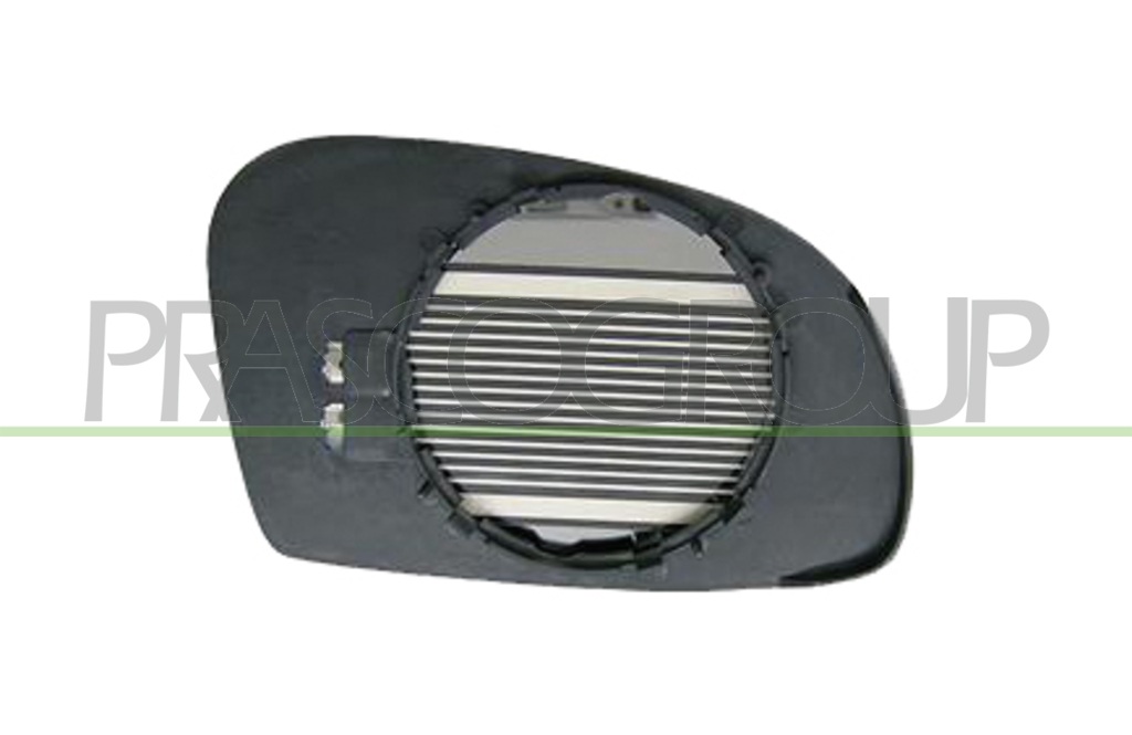 MIRROR GLASS BASE LEFT-ASPHERICAL-CHROME