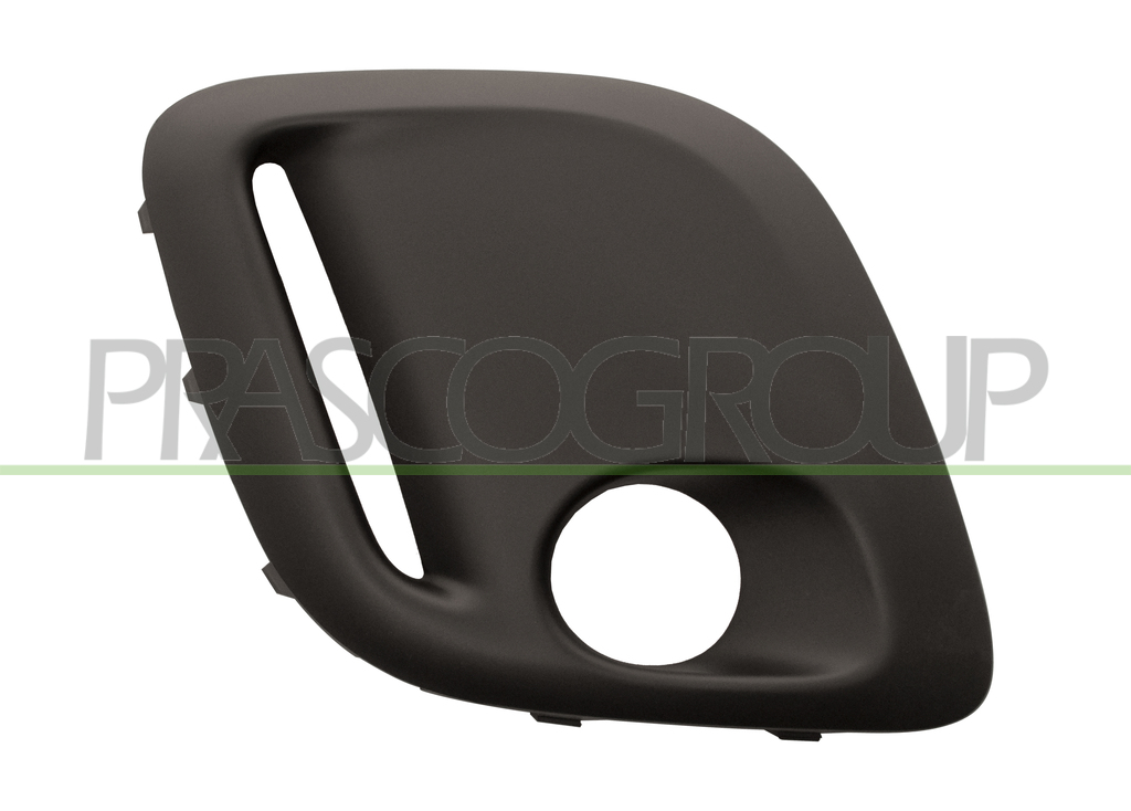 BUMPER GRILLE RIGHT-BLACK-WITH FOG LAMP HOLES-WITH LED DAY LIGHT