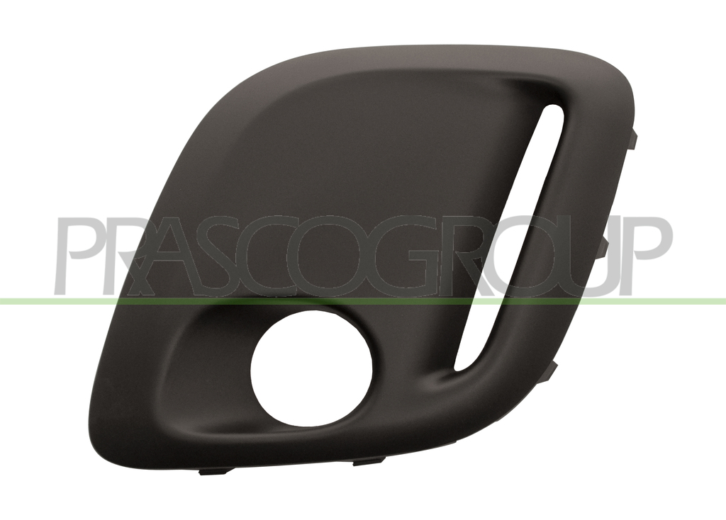 GRIGLIA SINISTRA PARAURTI ANTERIORE-NERA-CON SEDE FENDI-CON LUCE DIURNA-LED