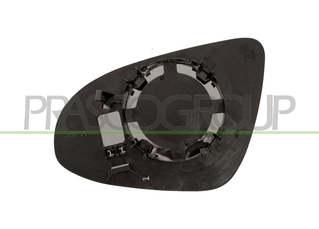 MIRROR GLASS BASE RIGHT-CONVEX-CHROME