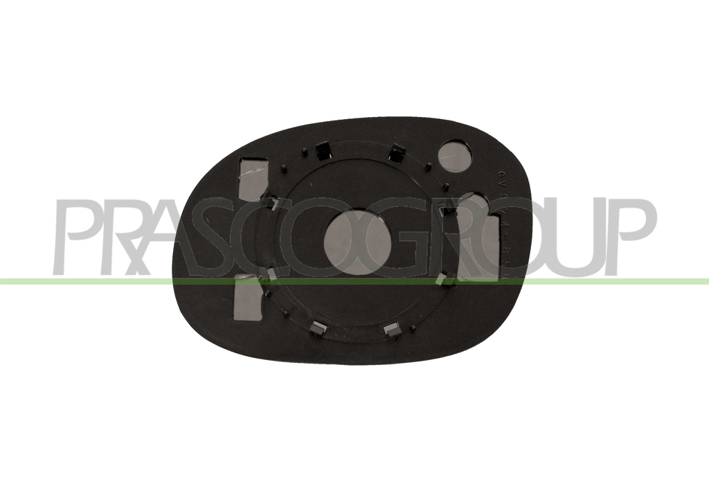 MIRROR GLASS BASE RIGHT-CONVEX-CHROME