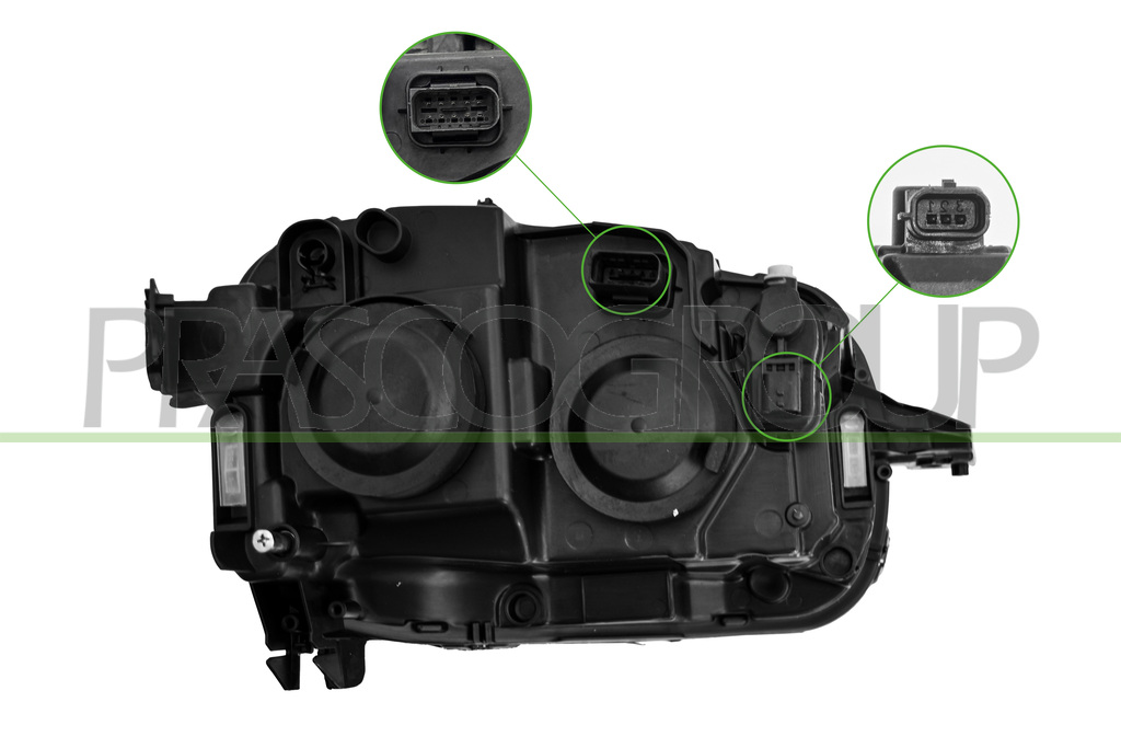 PROIETTORE SINISTRO H7+H7-ELETTRICO-CON MOTORE