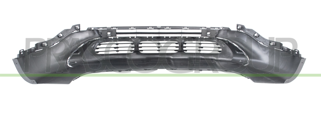 FRONT BUMPER SPOILER-BLACK-TEXTURED FINISH-WITH MOLDING HOLES-WITH PDC+SENSOR HOLDERS
