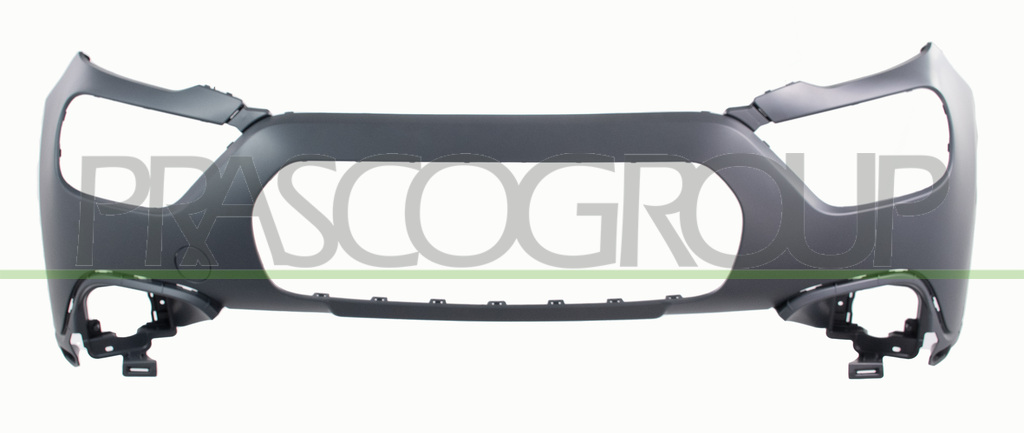 FRONT BUMPER-UPPER-PRIMED-WITH TOW HOOK COVER-WITH CUTTING MARKS FOR PDC