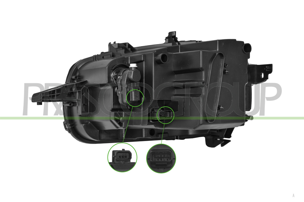 HEADLAMP RIGHT-ELECTRIC-WITH MOTOR-LED