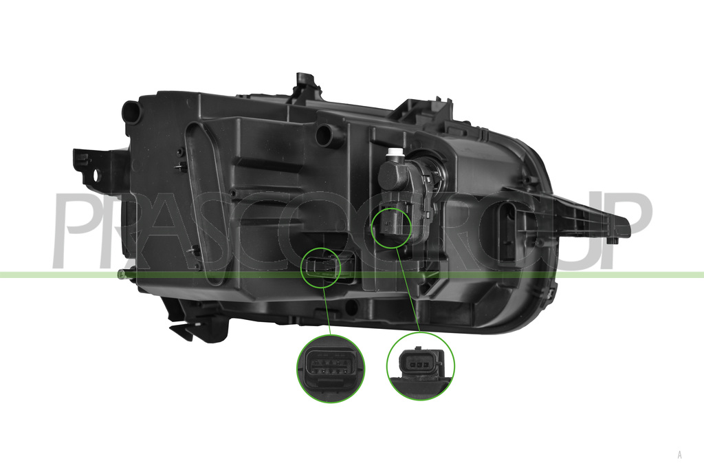 HEADLAMP LEFT-ELECTRIC-WITH MOTOR-LED