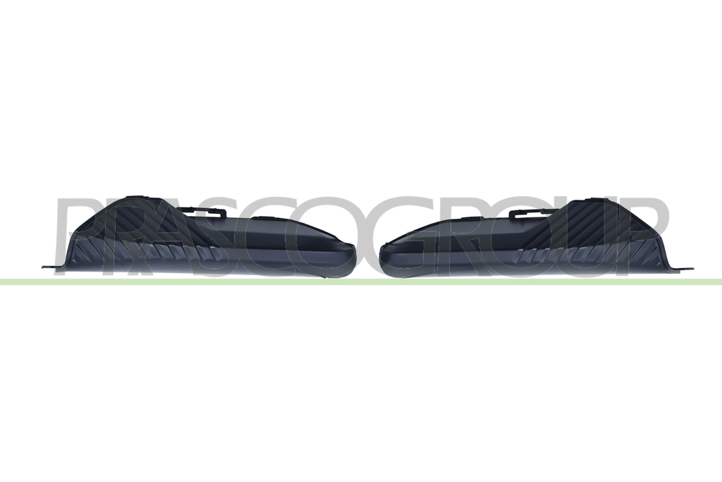 SET OF FRONT BUMPER MOLDINGS