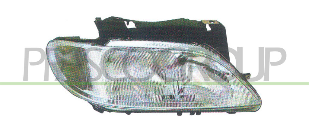 HEADLAMP LEFT H7+H7 ELECTRIC-WITHOUT MOTOR