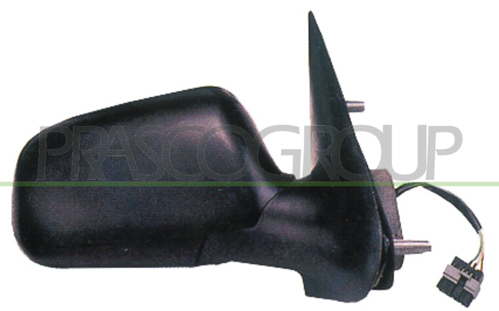 RETROVISORE DESTRO-ELETTRICO-NERO-CON SONDA-CONVESSO