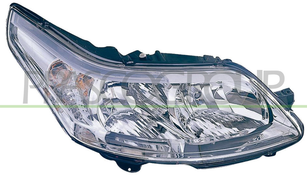 HEADLAMP RIGHT H1+H7 ELECTRIC-WITH MOTOR