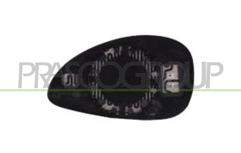 MIRROR GLASS BASE RIGHT-CONVEX