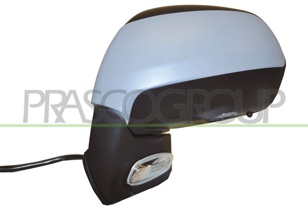 DOOR MIRROR LEFT ELECTRIC-HEATED-FOLDABLE-PRIMED-WITH MEMORY-WITH LAMP-WITH AMBIENT LIGHT